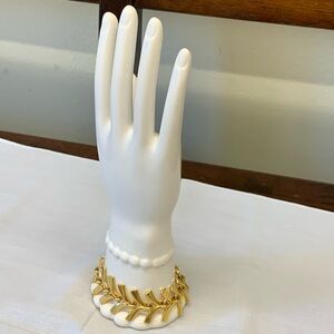 Vintage Anne Klein Goldtone Link Bracelet